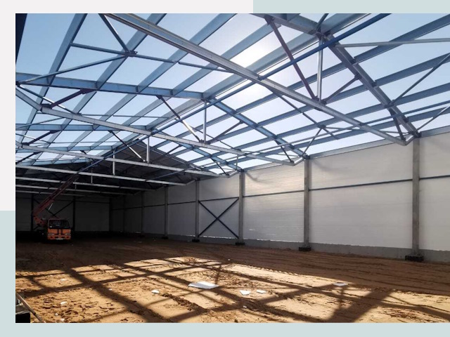 Строительство сенохранилищ в Борисоглебске