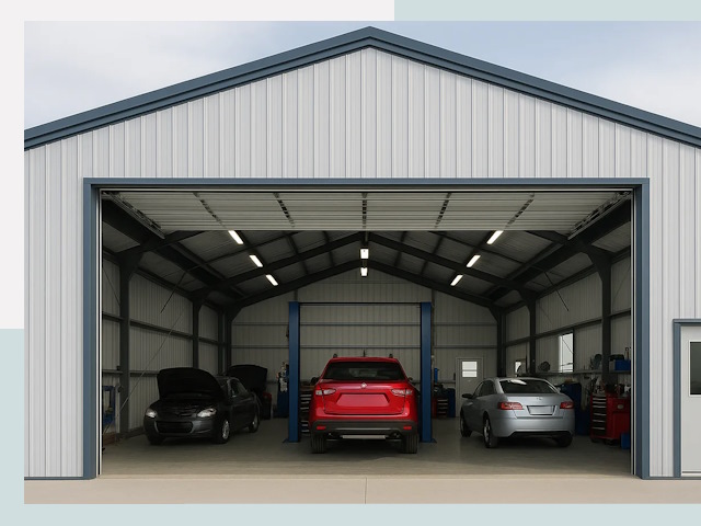 Ангары из сэндвич панелей от 624 руб. в Борисоглебск