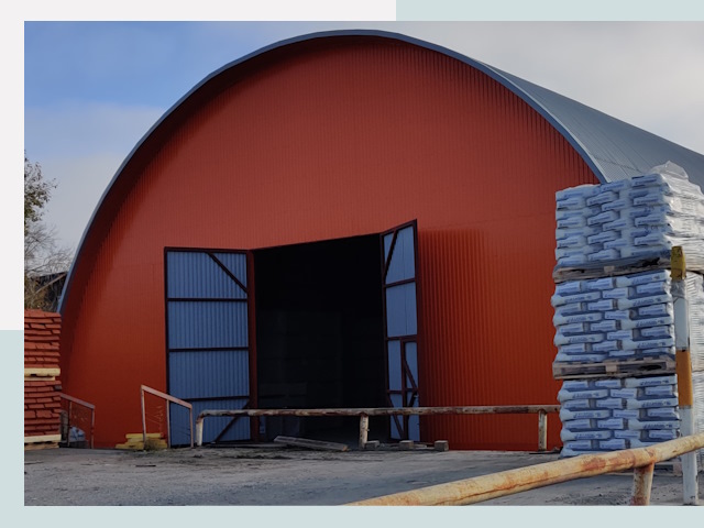 Полукруглые ангары по цене от 624 руб. в Борисоглебск