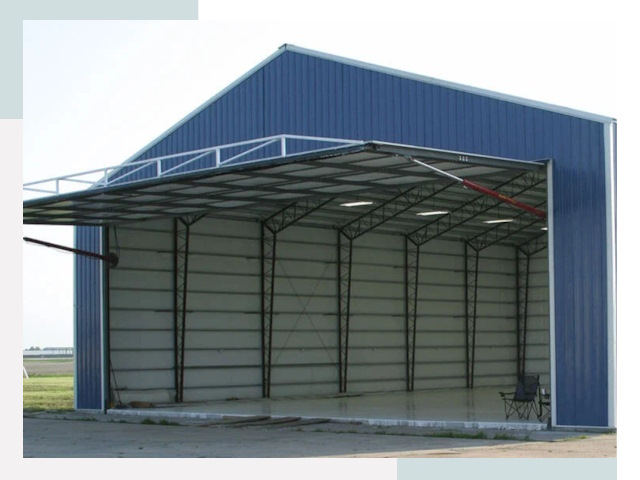 Прямо стенные ангары в Борисоглебске