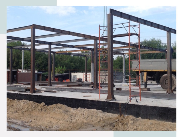 Фундамент для ангаров в Борисоглебске