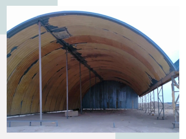 Реконструкция ангаров в Борисоглебске