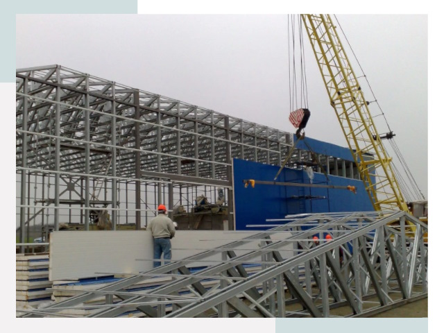 Монтаж ангаров в Борисоглебске