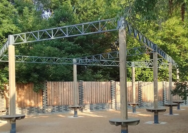 Терраса из металлоконструкций под ключ, проектирование, изготовление и монтаж от СтальСтрой-Брс